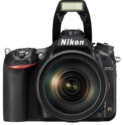Nikon D750 24.3 MP Digital SLR Camera - Black (with DX VR 24-120mm