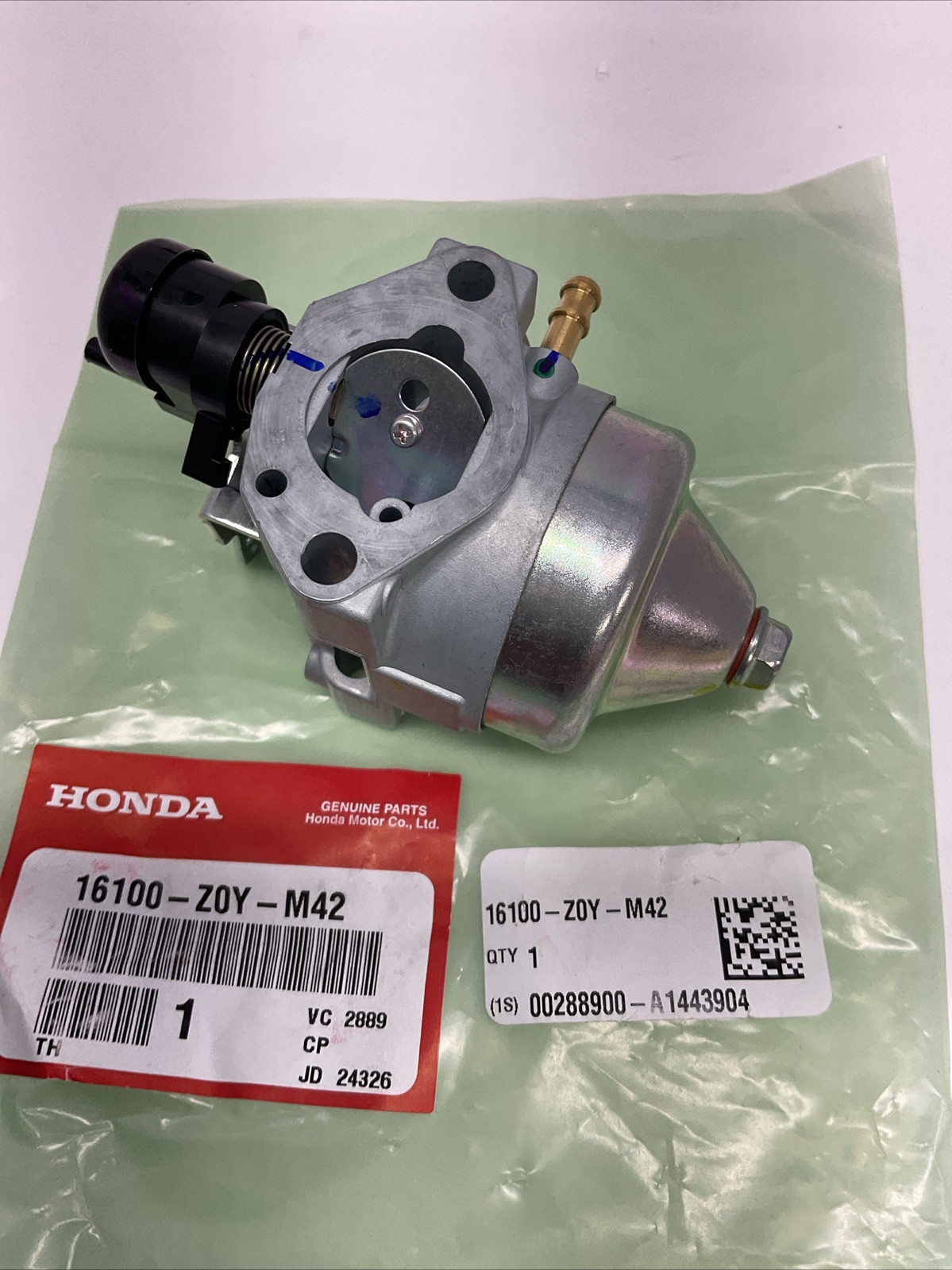 Genuine Honda 16100-Z0Y-M42 Carburetor Fits GCV190LA HRX217K1 K2