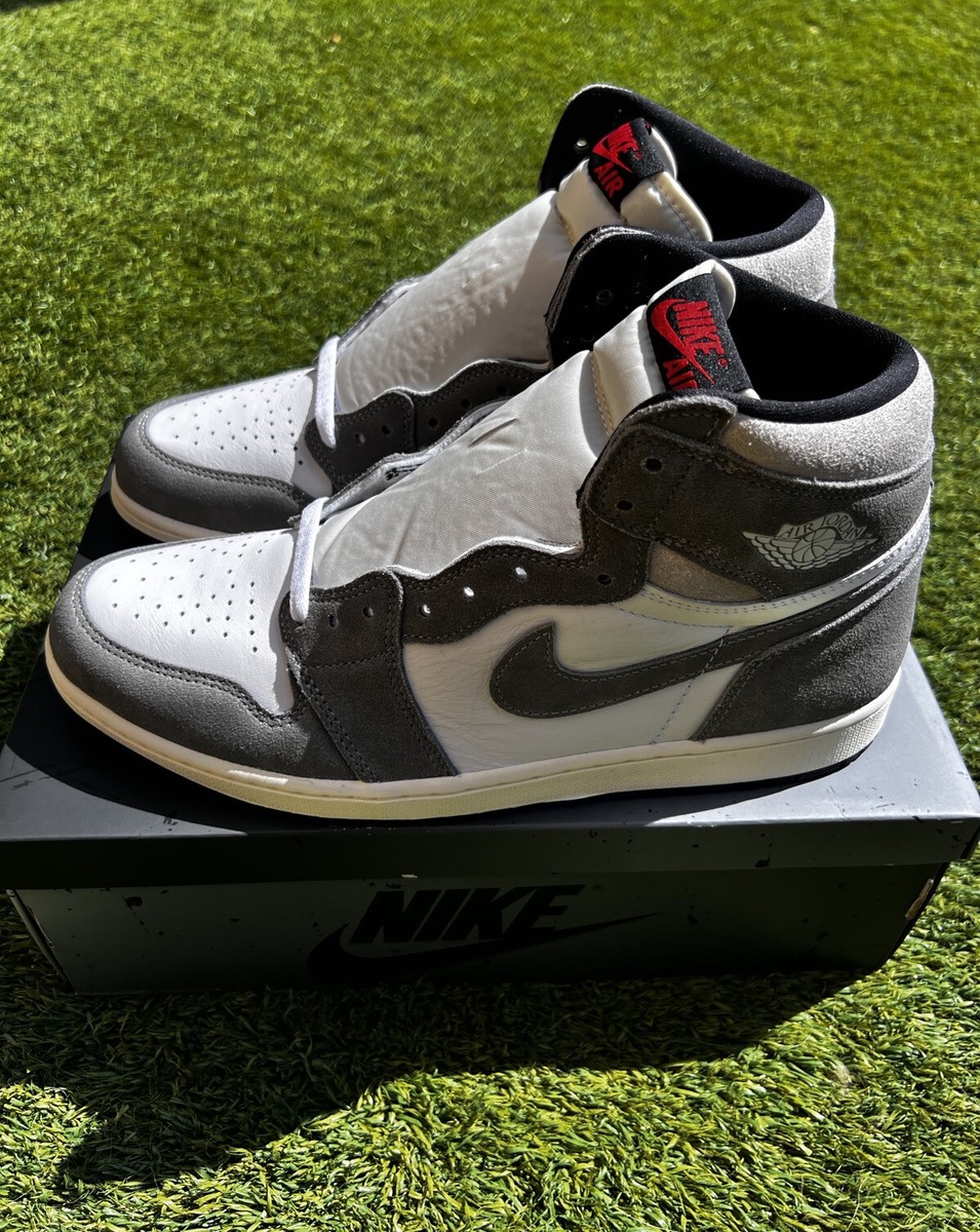 Nike Air Jordan 1 Retro High OG Washed Black Smoke Grey | NEW | eBay