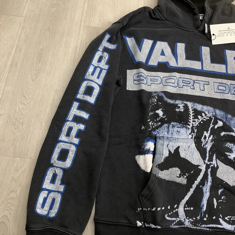 Vale Forever Valley Sport Dept Hoodie 'Black' Men's Streetwear