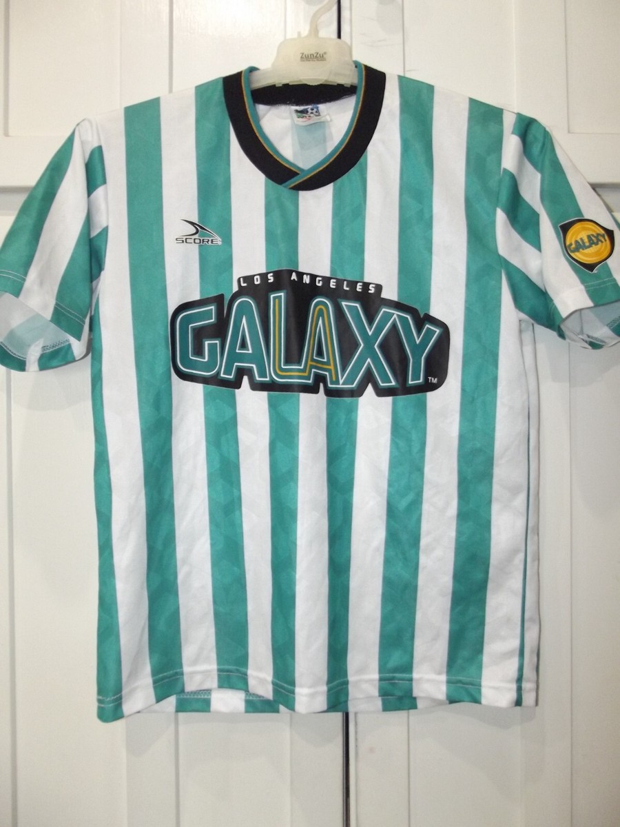 Vtg MLS LA Los Angeles Galaxy 90s Score First Soccer Jersey Made