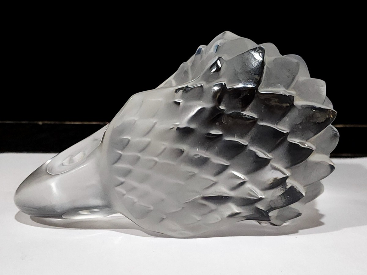 Lalique France Tête D'Aigle Lalique Eagle Head Hood Ornament 1928