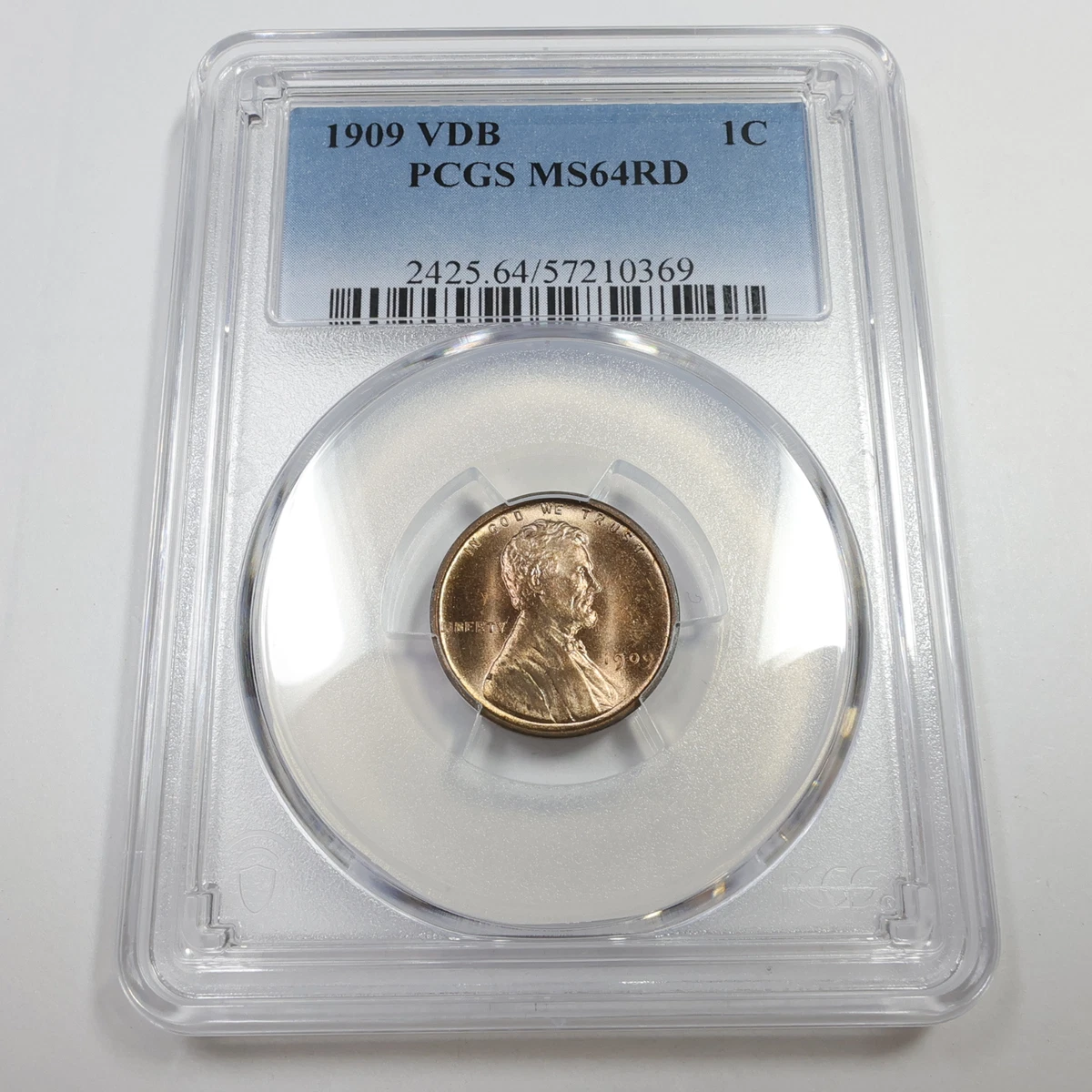 MS 64 Graded 1909 Year Lincoln Wheat US Small Cents (1909-1958