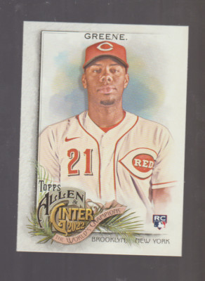 2022 Topps Allen & Ginter #250 Hunter Greene RC, Cincinnati Reds