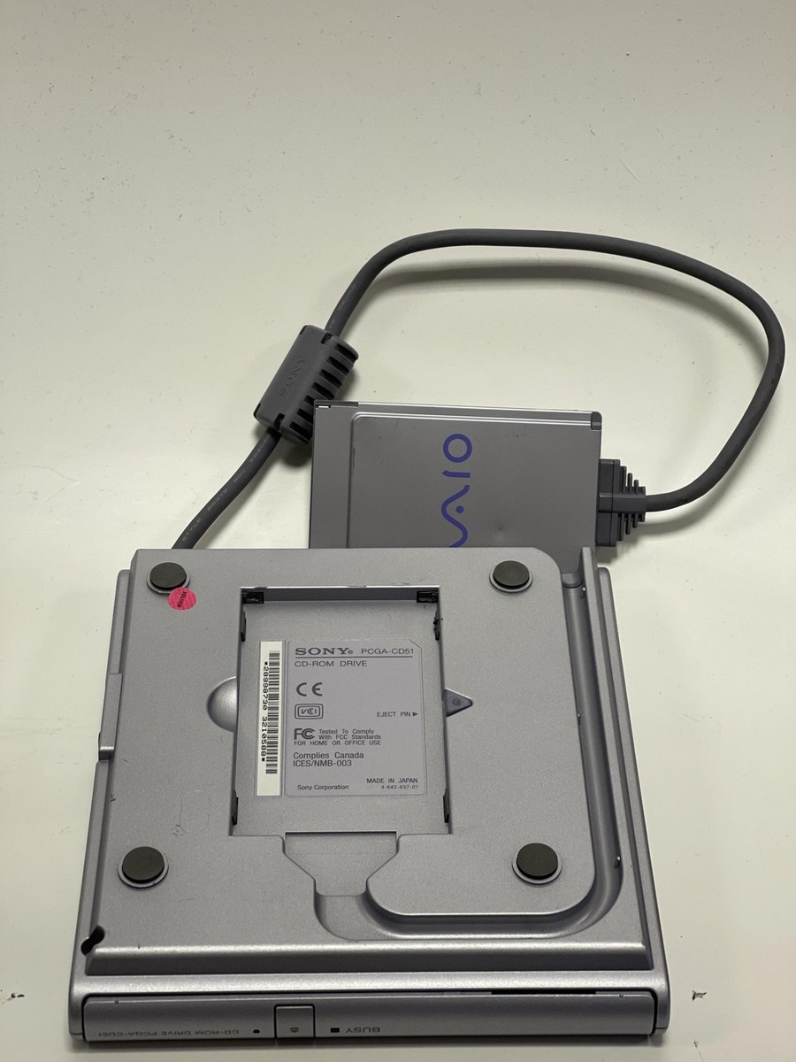Retro Sony VAIO External CD-ROM Drive (PCGA-CD51/A) | eBay