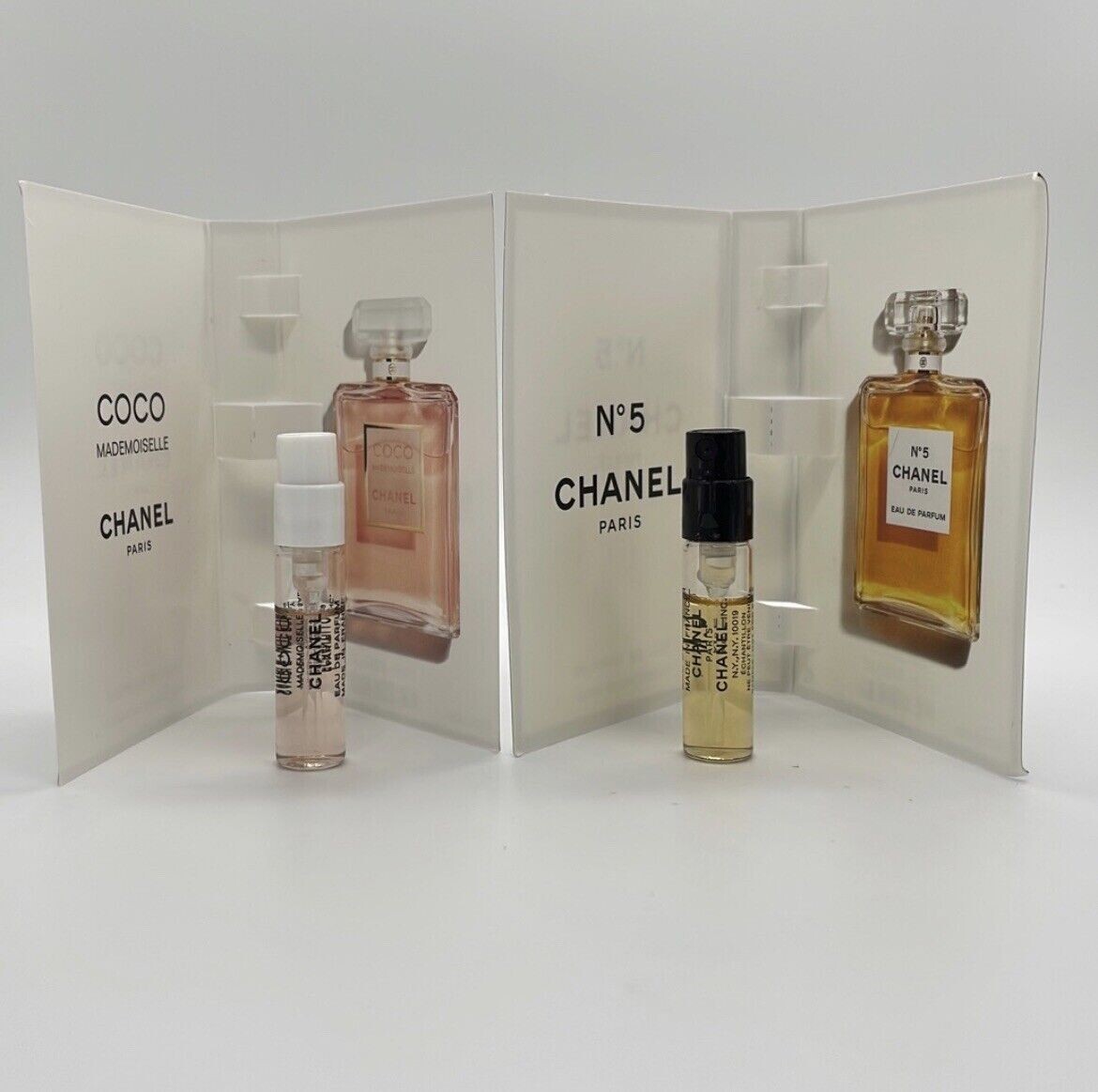 2 Chanel Coco Mademoiselle & Chanel No.5 Eau de Parfum EDP Sample
