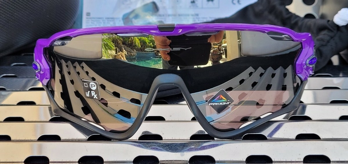 New Oakley JAWBREAKER 9290-4731 Sunglasses Electric Purple w/Prizm