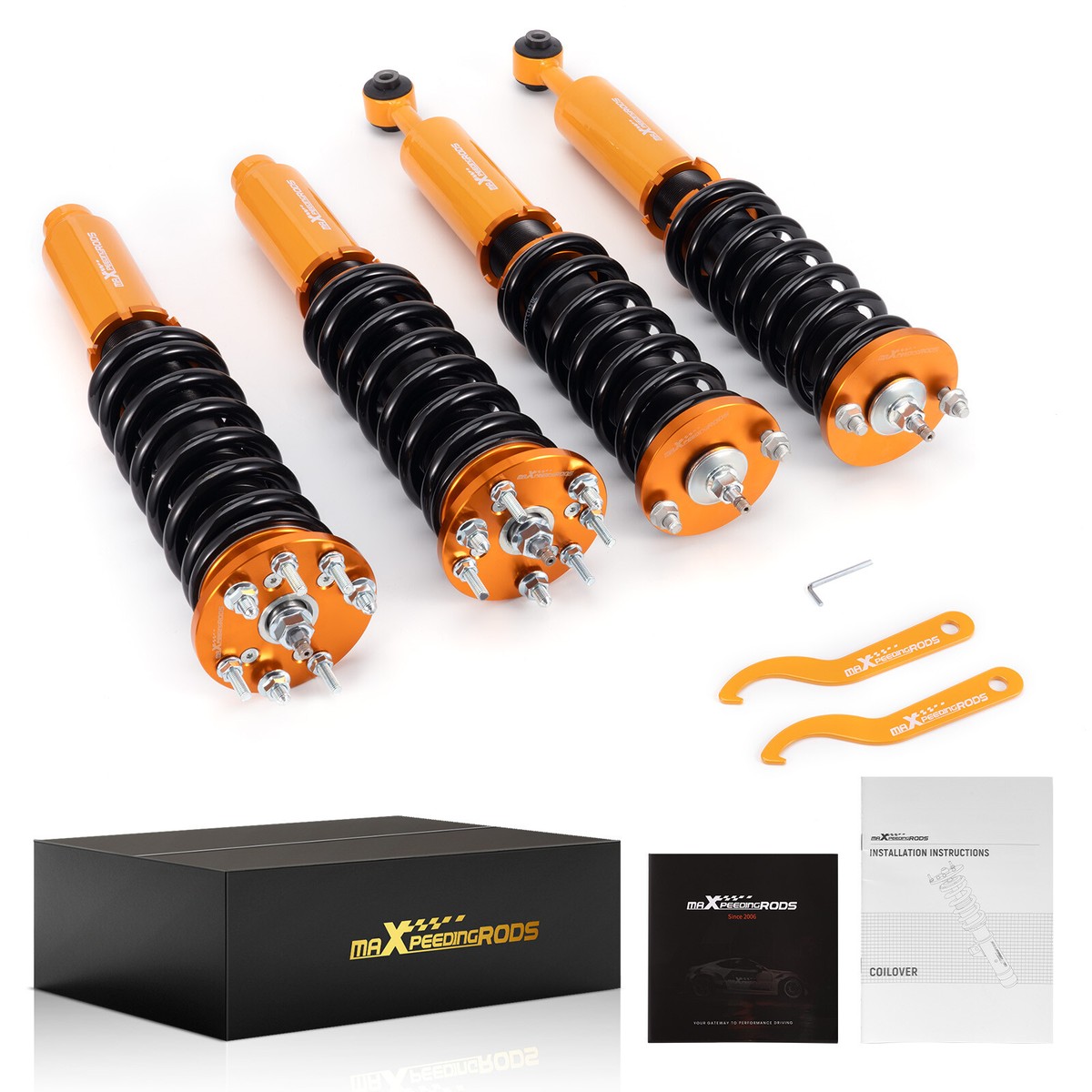 24 Level Damper Coilovers Suspension Kit Fit Honda Accord 03-07