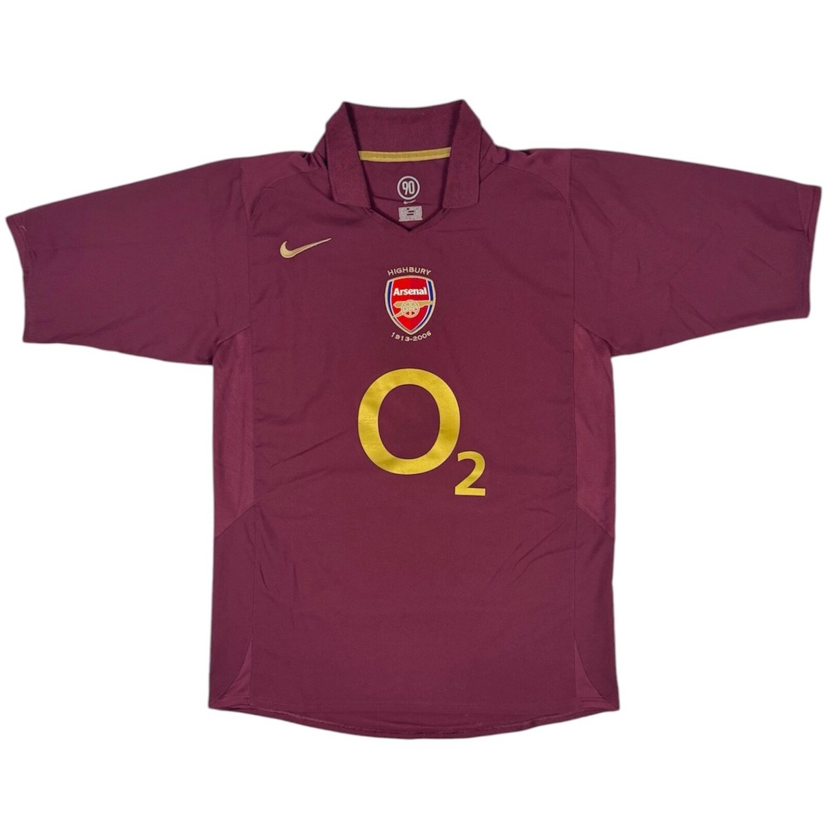 Nike Arsenal 2005-06 O2 Home Football Shirt Jersey - Size M