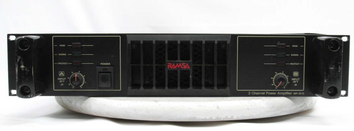 RAMSA Panasonic WP-9110 Dual Channel Power Amplifier 2-Ch | eBay