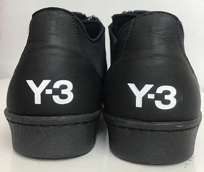 Yohji Yamamoto X Adidas Y-3 Men's Black Sneakers Super Zip Rubber