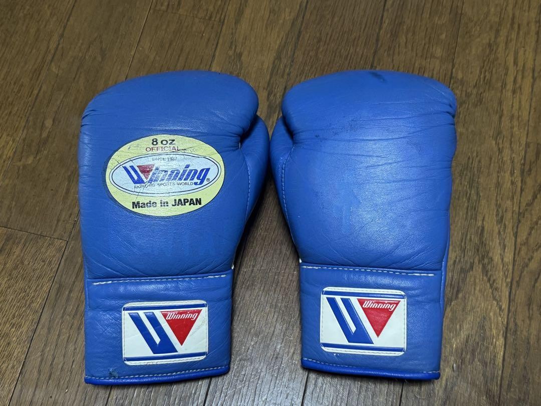 Winning ボクシンググローブ 青 8オンス Winning ボクシンググローブ