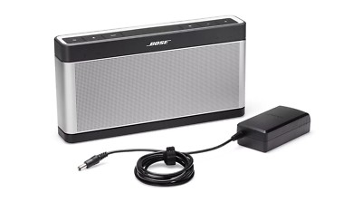 Bose Soundlink III Bluetooth Speaker-Silver-/W Cover Bose Sound
