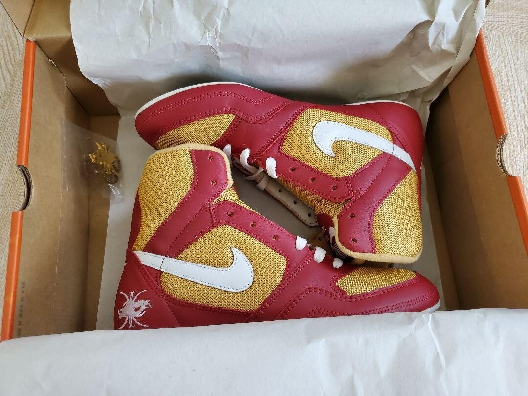 US6.5 Nike Greco Supreme Wrestling Shoes 307372 761 2003 Used