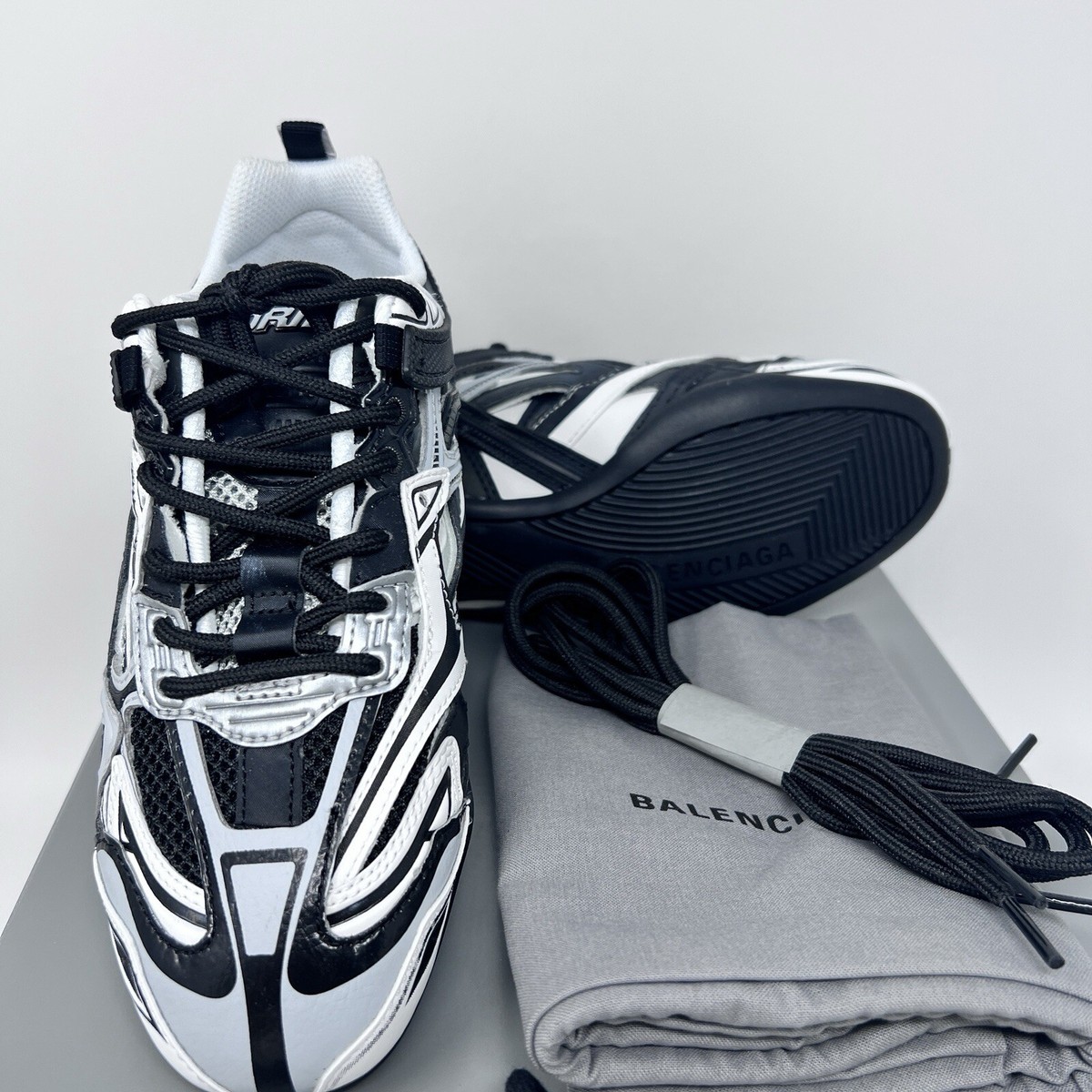 Balenciaga Drive Women's Sneakers Size 35 EU/ 5 US Black Grey | eBay