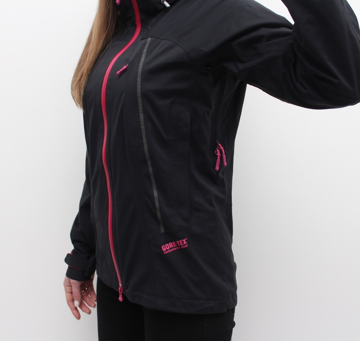 Women's MAMMUT Gore-Tex Performance Shell Jacket Full Zip Hooded