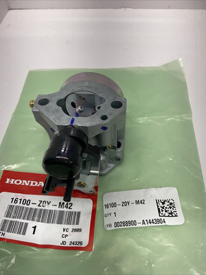 Genuine Honda 16100-Z0Y-M42 Carburetor Fits GCV190LA HRX217K1 K2
