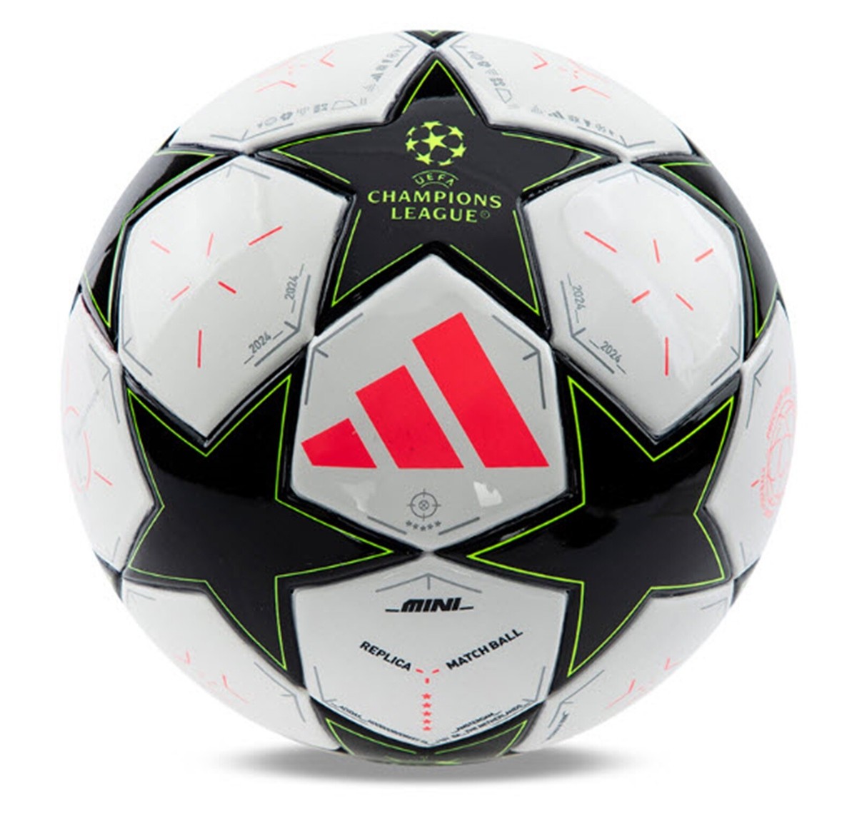 Adidas Unisex UCL 24 Soccer Skill Ball White UEFA Football GYM