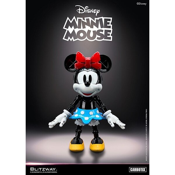 BLITZWAY CARBOTIX Minnie Mouse Disney Movable Figure Painted Robot