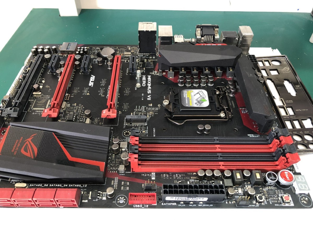 ASUS MAXIMUS VII HERO Mainboard Intel Z97 LGA1150 DDR3 VGA DVI