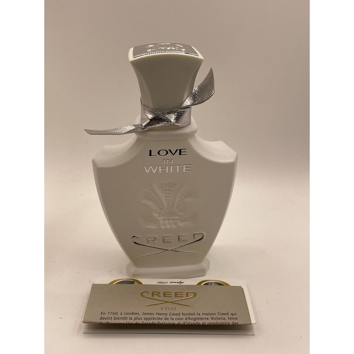 Creed LOVE IN WHITE EDP Spray 75 ml 2.5 oz Authentic Tester Bottle