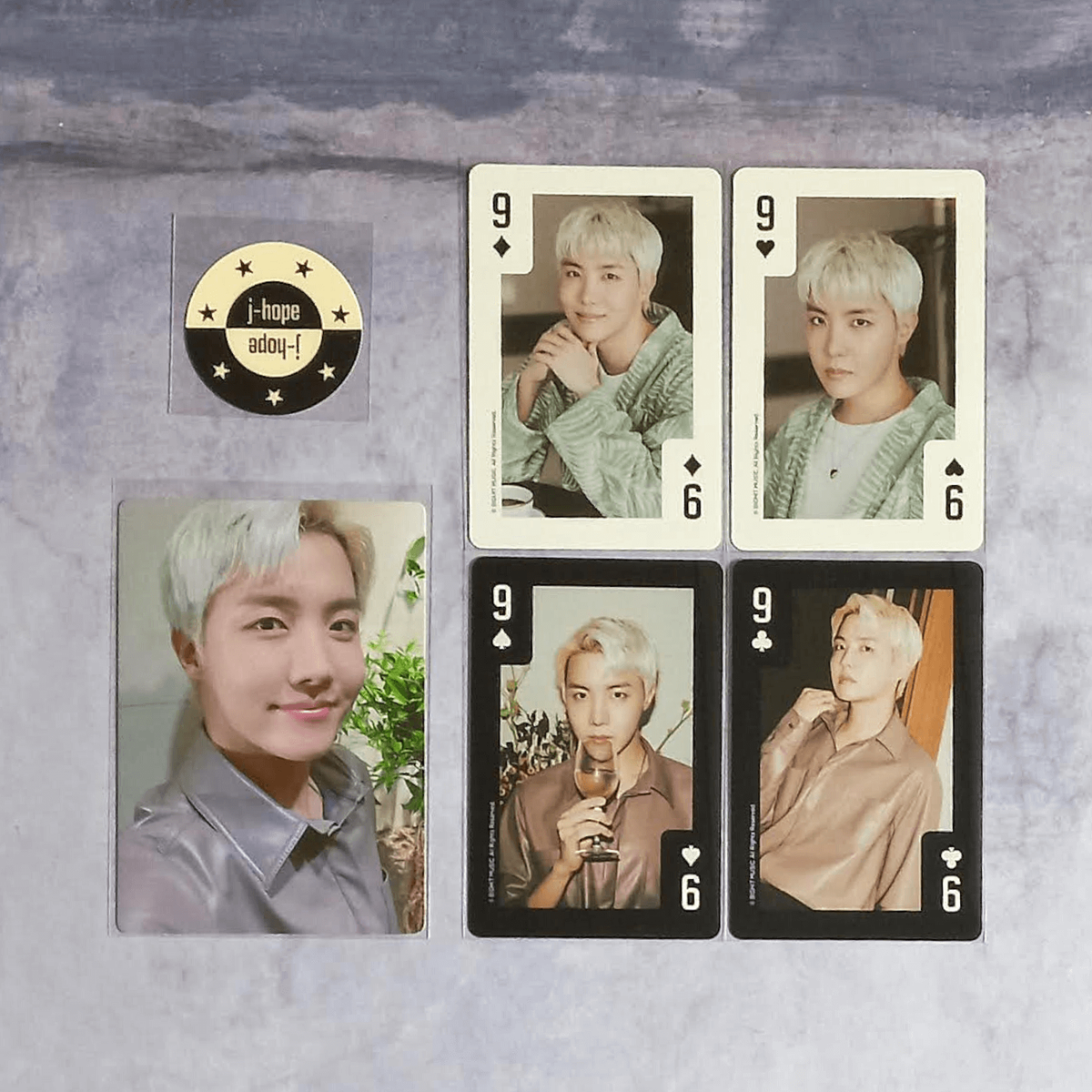 BTS Global Official Fanclub 9th Army Membership Kit Photo Card - J