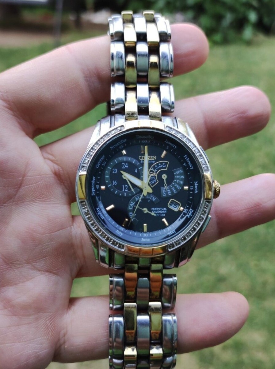 CITIZEN BL8044-59E CALIBRE 8700 PERPETUAL CALENDAR 36 DIAMONDS