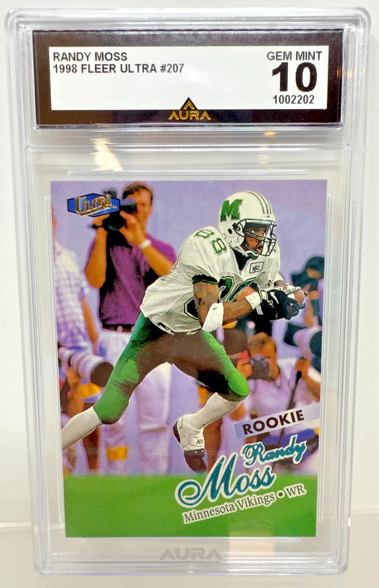Fleer Randy Moss Rookie Football Sports Trading Cards