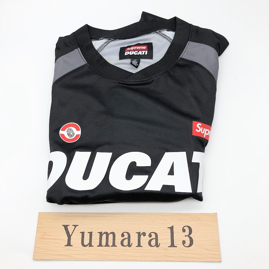 Supreme x Ducati Soccer Jersey Black White Red Blue SS24 4colors