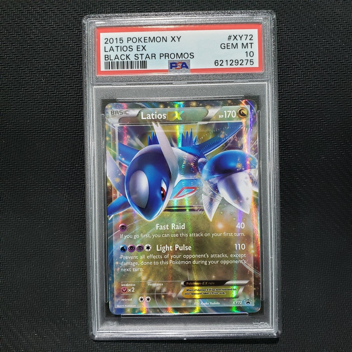 2015 Pokemon: LATIOS EX XY72 - [Black Star Promo] - Gem Mint - PSA