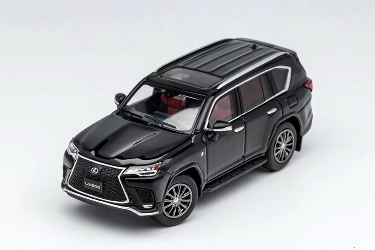 GCD 1/64 Scale Lexus LX600 Sport SUV Black Diecast Car Model