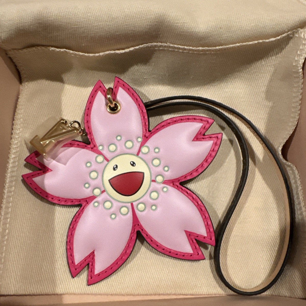 Louis Vuitton X Takashi Murakami Cherry Blossom Bag Charm Key