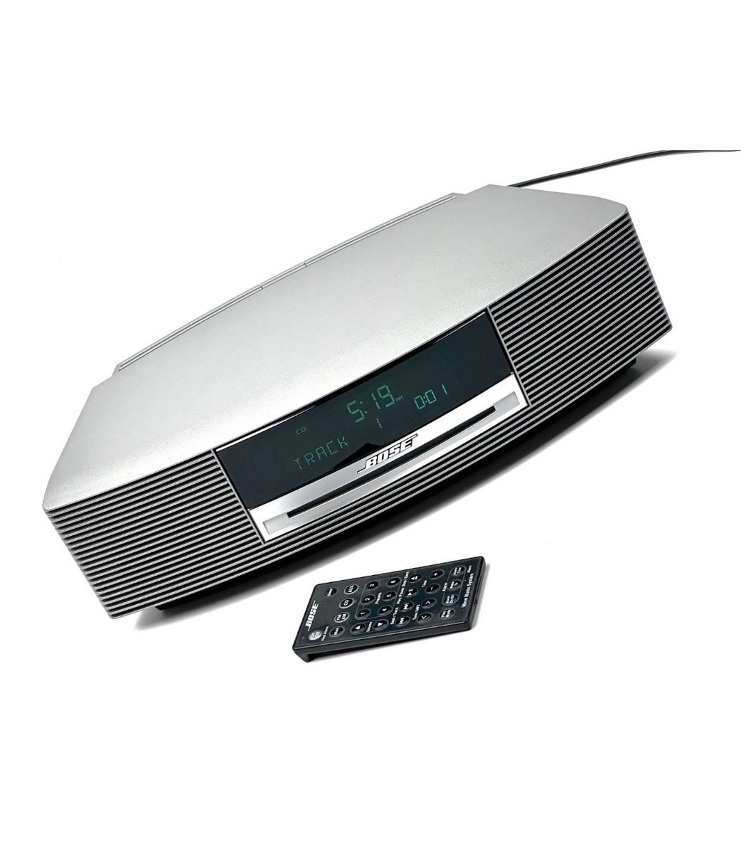 Bose Wave Music System CD Player AM/FM Radio (Titanium Silver