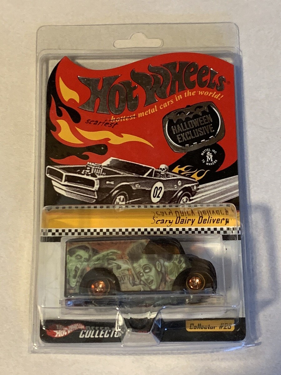 Hot Wheels Scary Dairy Delivery Halloween Exclusive Collector #23