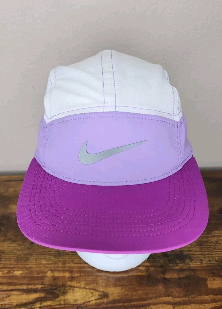 Very Rare Nike AW84 Hat Adult OS Mini Zipped Pocket 5 Panel