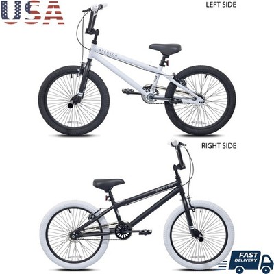 20 Inch BMX Bike Kids Unisex Lightweight Steel Frame Dual Hand