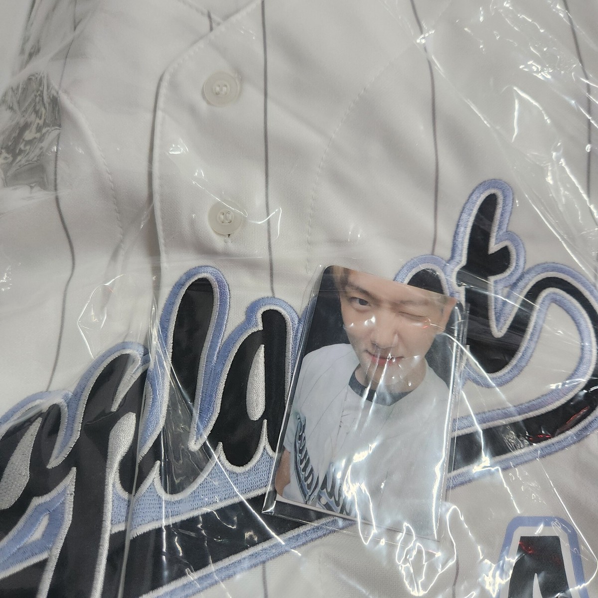 EXO BASEBALL UNIFORM VER2 B EXIST EXOcial Club Cream Soda POPUP