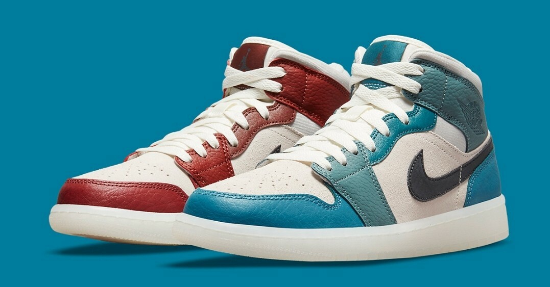 Nike Air Jordan 1 Mid Anti-Gravity Machines Blue Red DM9601-200