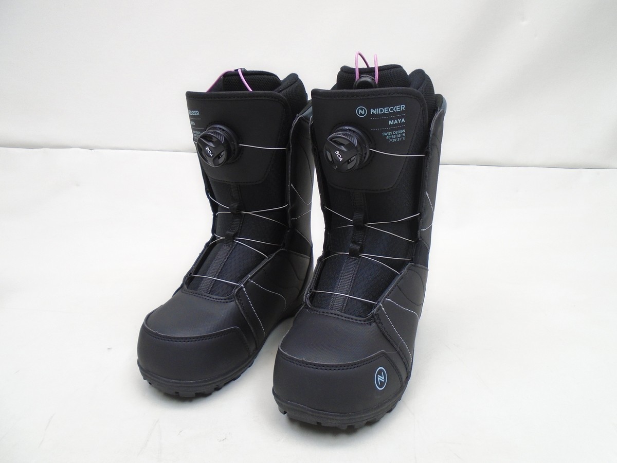 NIDECKER N22BTWMAYBK WOMENS 7 MAYA BLACK SNOWBOARD BOOTS | eBay