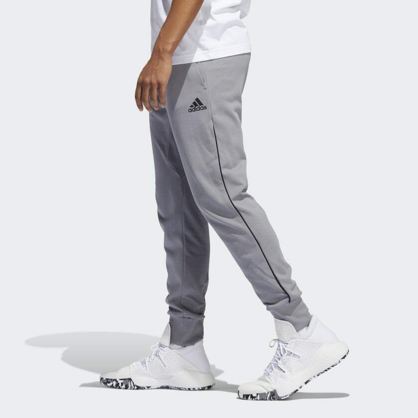 Adidas Gray Men's Sport French Terry Pants DX6786 | eBay