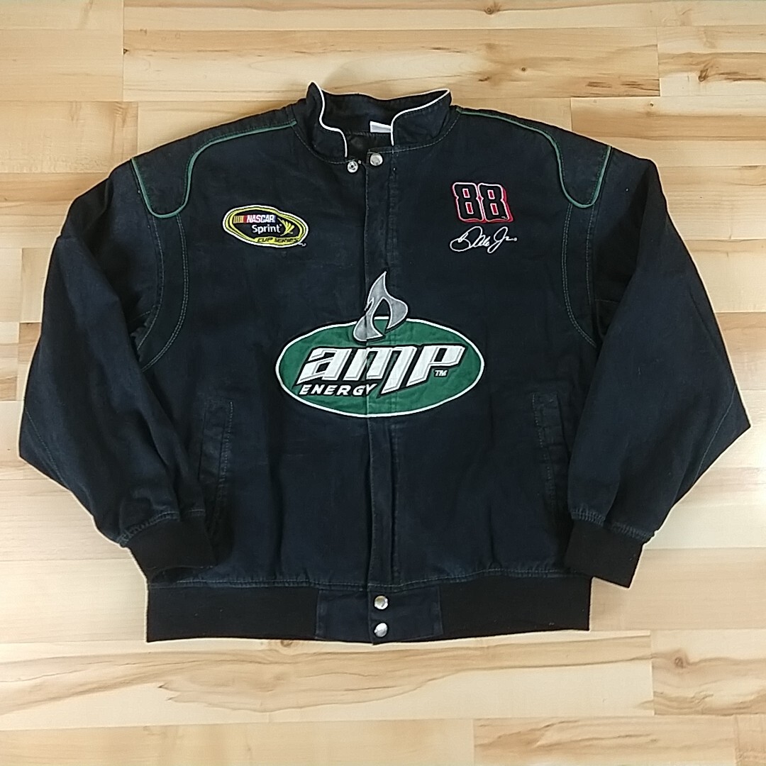 VTG NASCAR Dale Earnhardt Jr. Jacket Men XL National Guard Racing