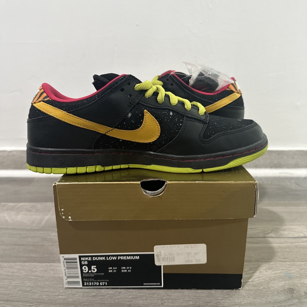 Size 9.5 - Nike Dunk Premium SB Low Space Tiger | eBay