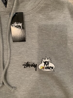STUSSY X YO RAPS MTV BRAND NUBIAN HOODIE SIZE XL | eBay