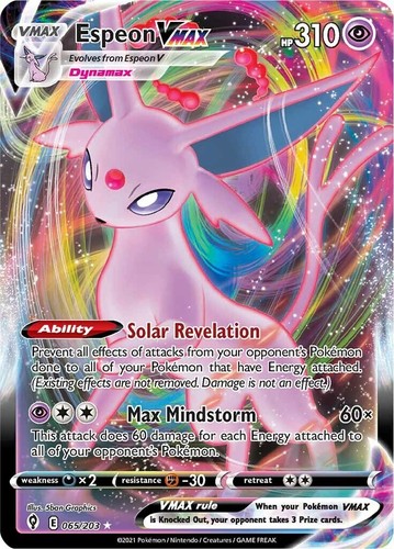 PSA 10 Espeon VMAX 189/S-P Eevee Heroes Set Promo 2021 Pokemon