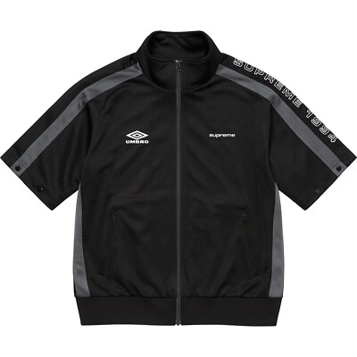 SUPREME®/UMBRO SNAP SLEEVE JACKET Black Full Zip SS23 Men's Size