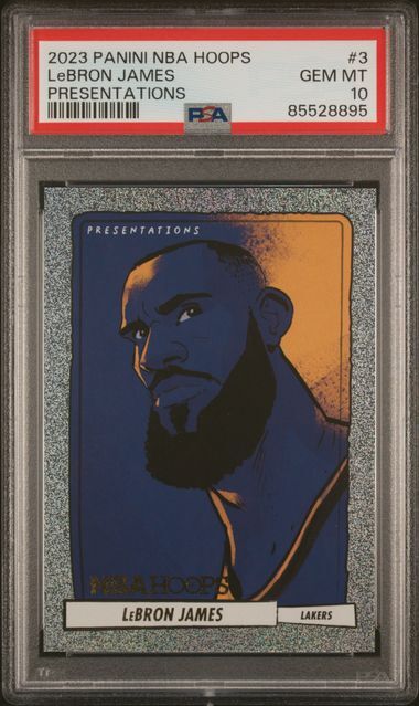LeBron James 2023-24 Panini Hoops #3 Presentations SP PSA 10 | eBay