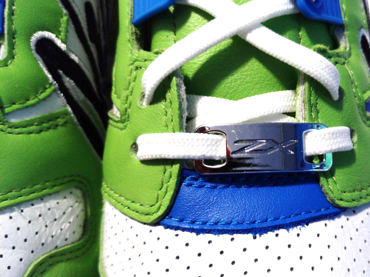 Adidas Sz.13 Men's White, Black, Blue, Chrome ZX 8000 Ninja