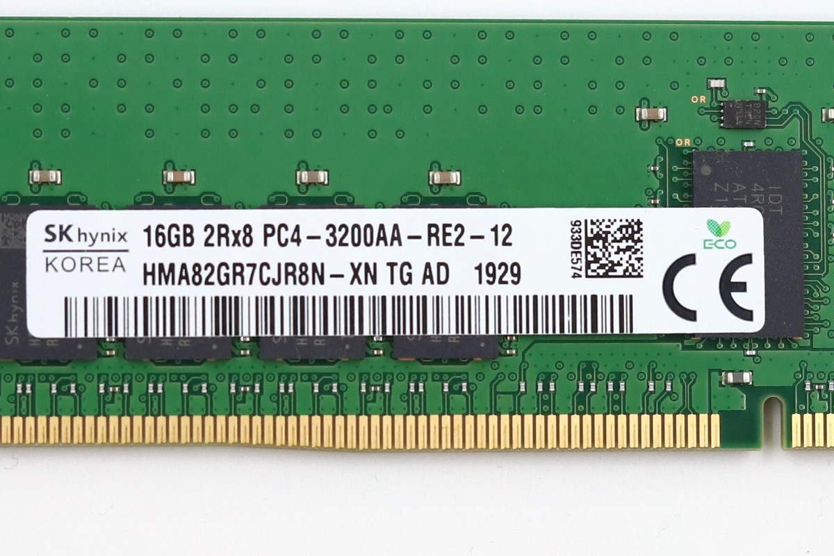 SK Hynix 16GB 2Rx8 PC4-3200AA-RE2-12 ECC REG Server Memory