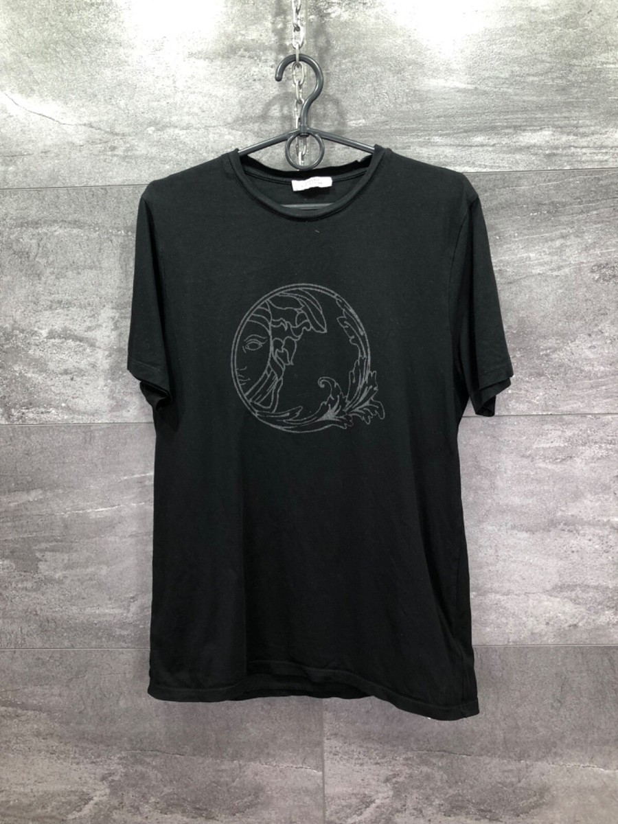 Versace Collection Mens T-Shirt Centr Logo Erkek Tee Code
