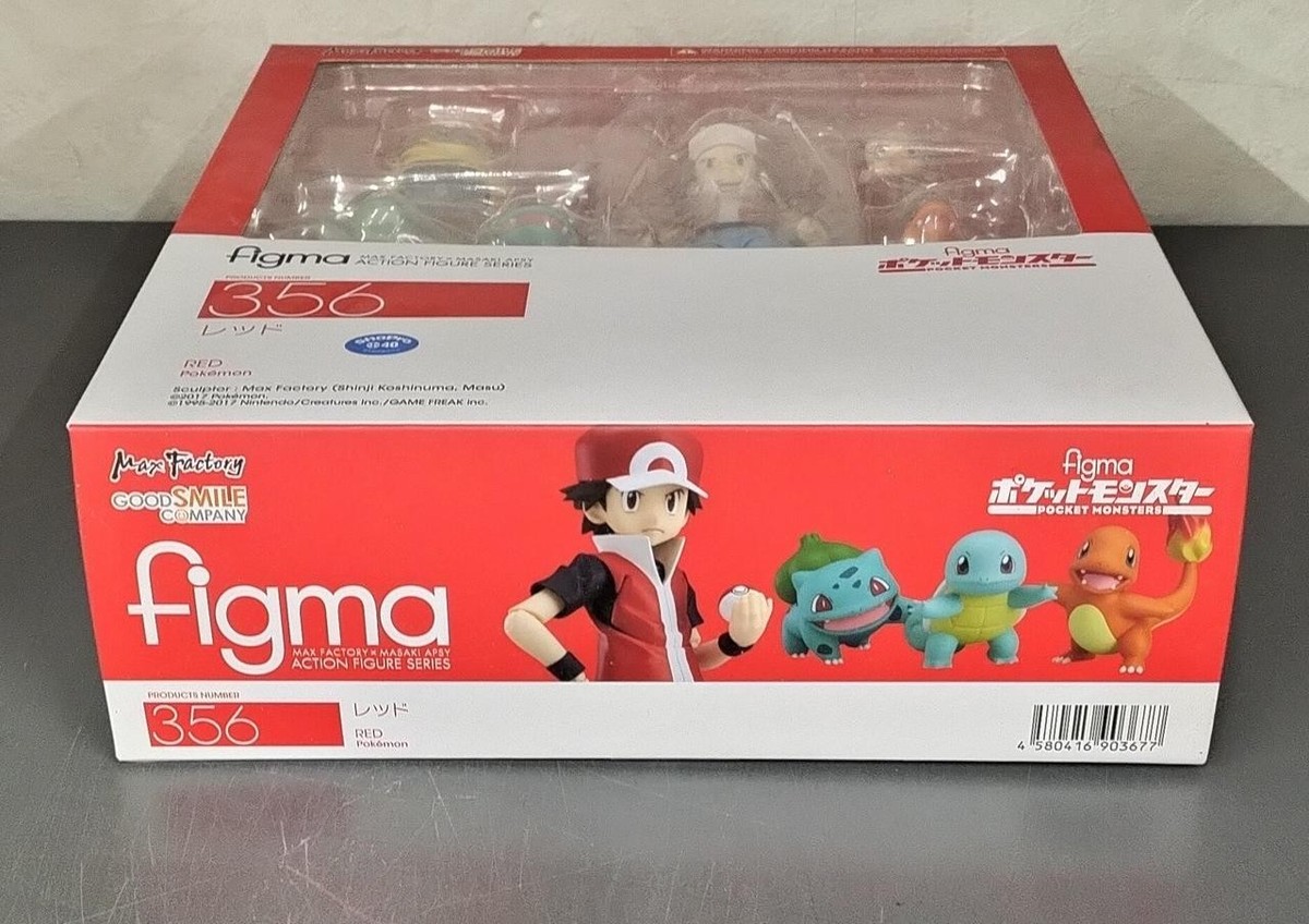 Max Factory figma Pokemon Red Trainer No.356 Pocket Monster Figure